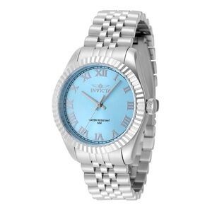 Invicta Specialty Windsor Silver and Blue Watch, 36mm